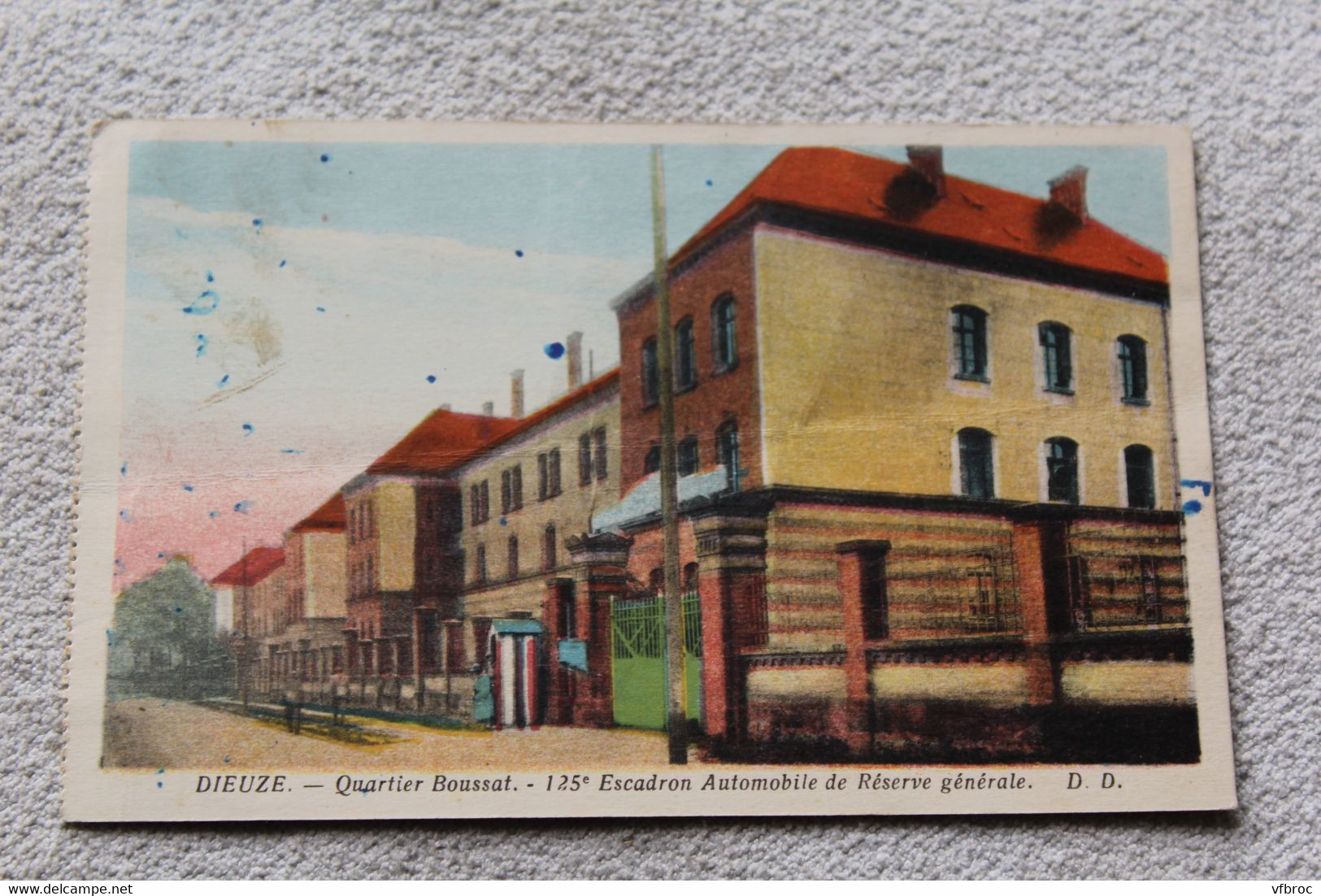 Dieuze, quartier Boussat, 125ème escadron automobile de réserve générale, Militaria, Moselle 57