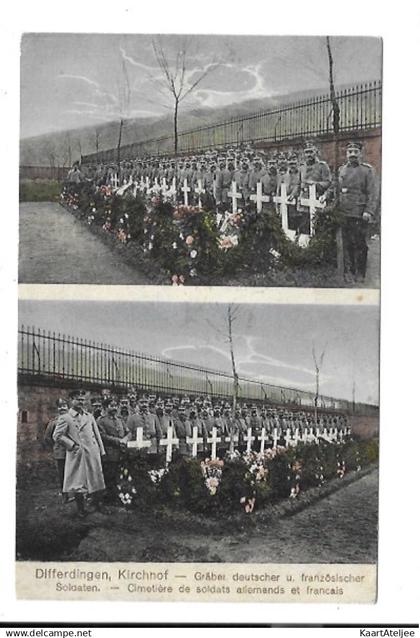 Differdingen - Cimetière de soldats allemands et francais.
