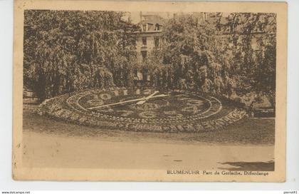 LUXEMBOURG - DIFFERDANGE - Blumenuhr , Parc de Gerlache