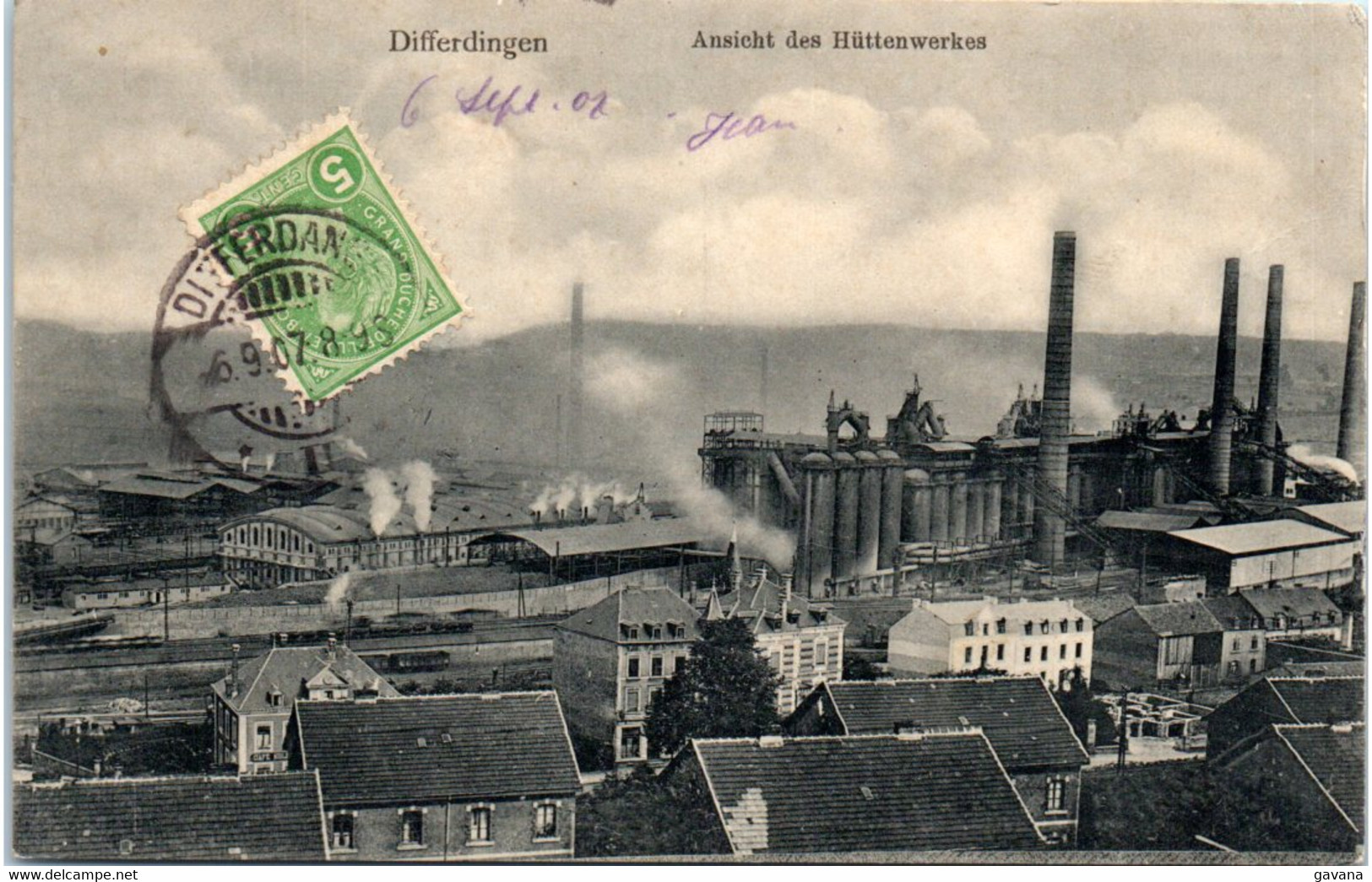 DIFFERDINGEN - Ansicht des Hüttenwerkes