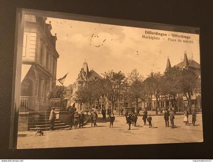 Luxembourg Differdange Marktplatz