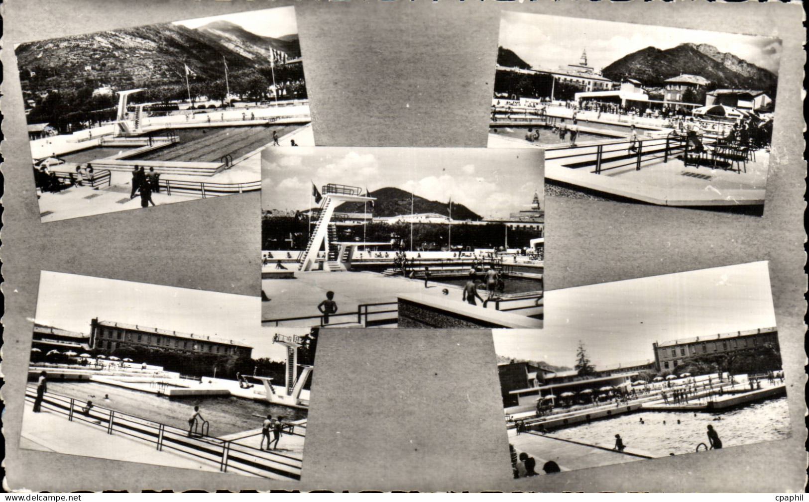 Digne les Bains - La Piscine - Swimming Pool - CPA