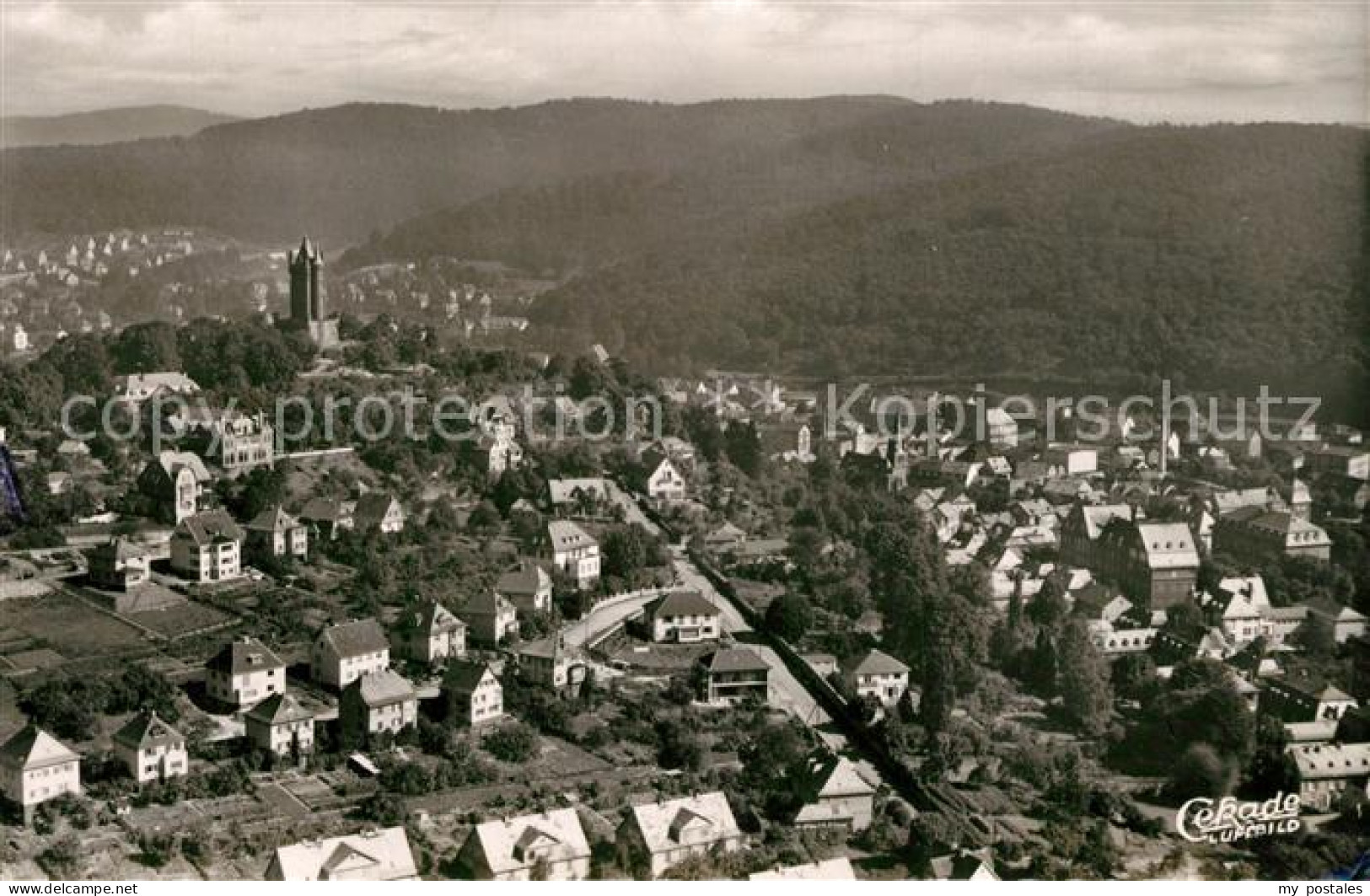Dillenburg Hessen Fliegeraufnahme