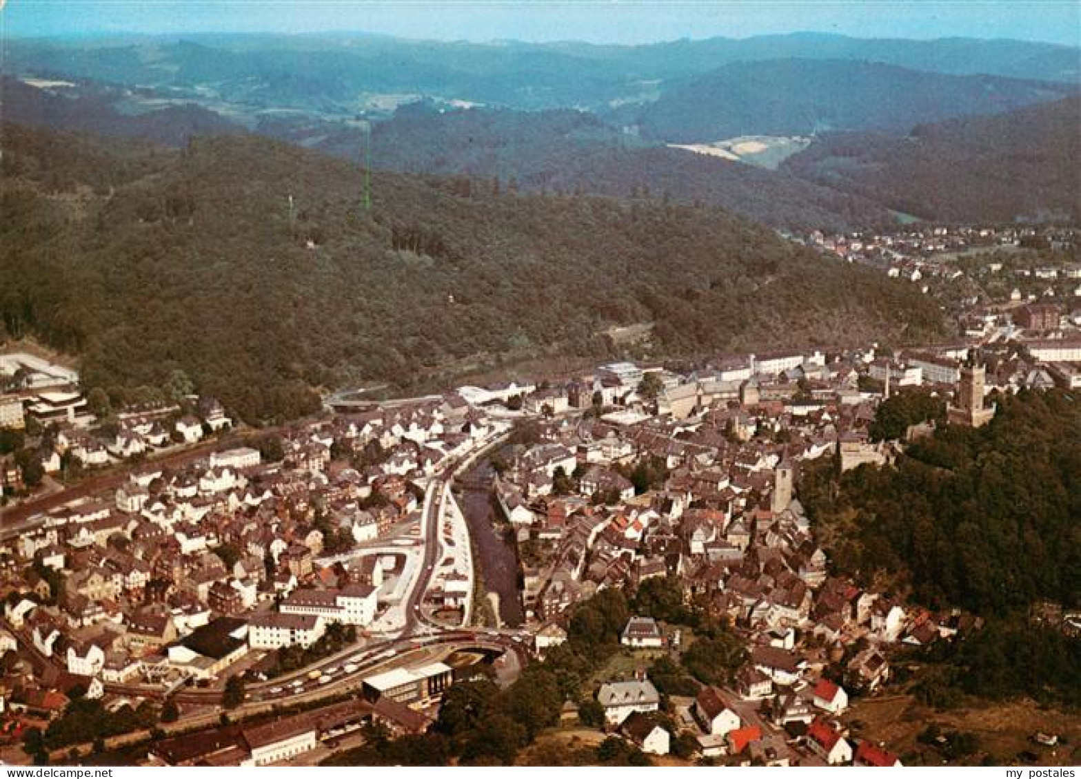 Dillenburg Hessen Fliegeraufnahme