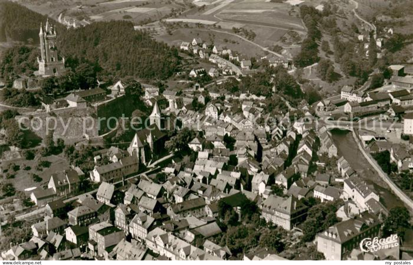 Dillenburg Hessen Fliegeraufnahme