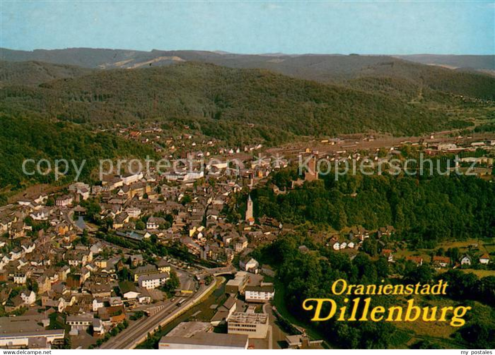 Dillenburg Hessen Fliegeraufnahme
