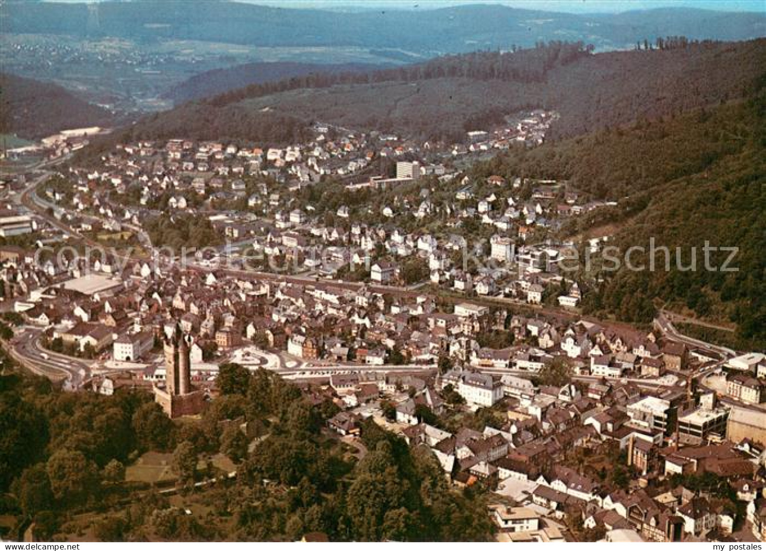 Dillenburg Hessen Fliegeraufnahme