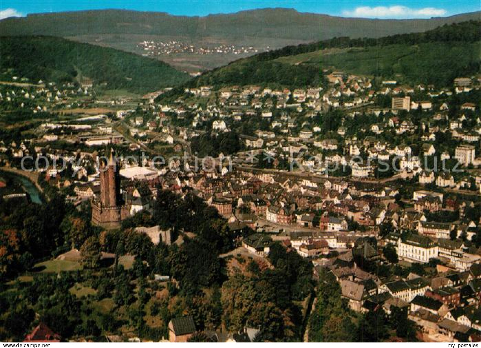 Dillenburg Hessen Fliegeraufnahme