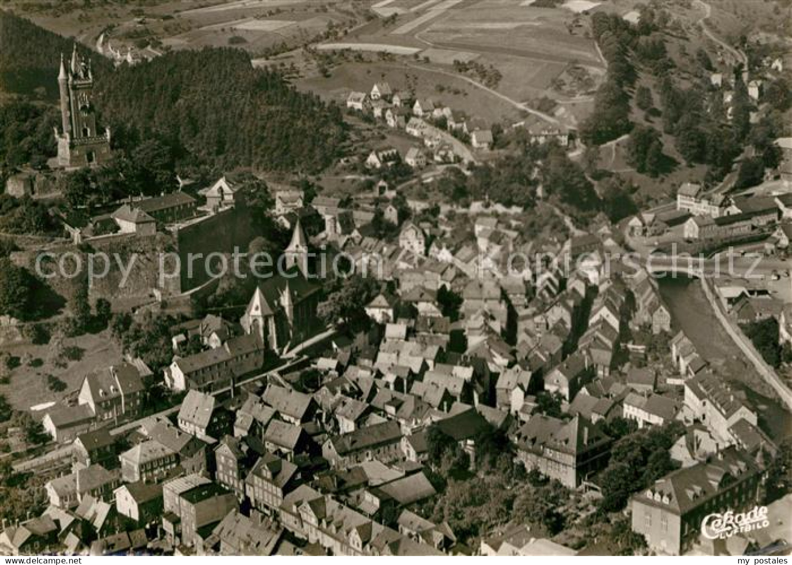 Dillenburg Hessen Fliegeraufnahme