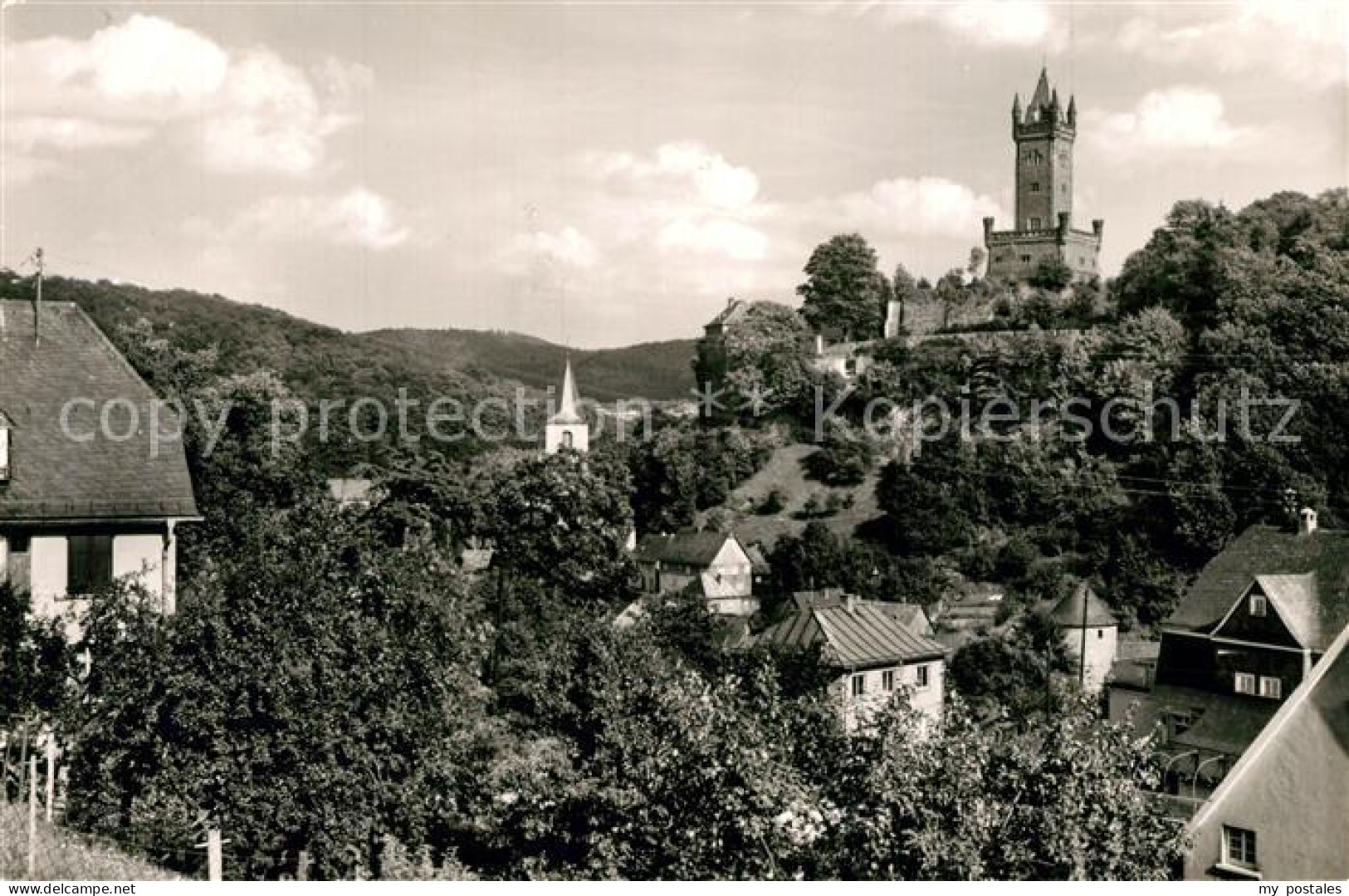Dillenburg Hessen Stadtblick mit Dillenburg