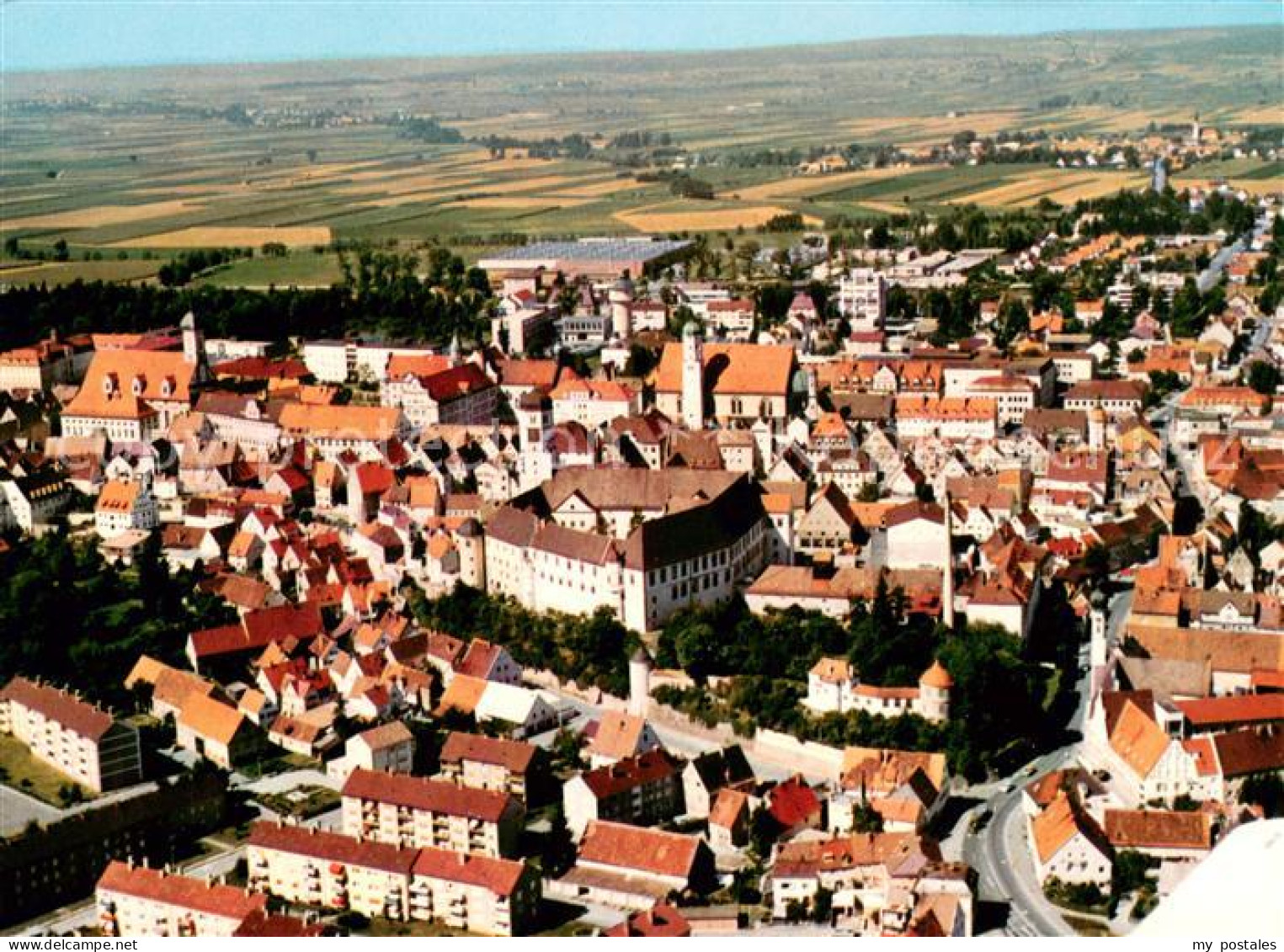 Dillingen Donau Fliegeraufnahme