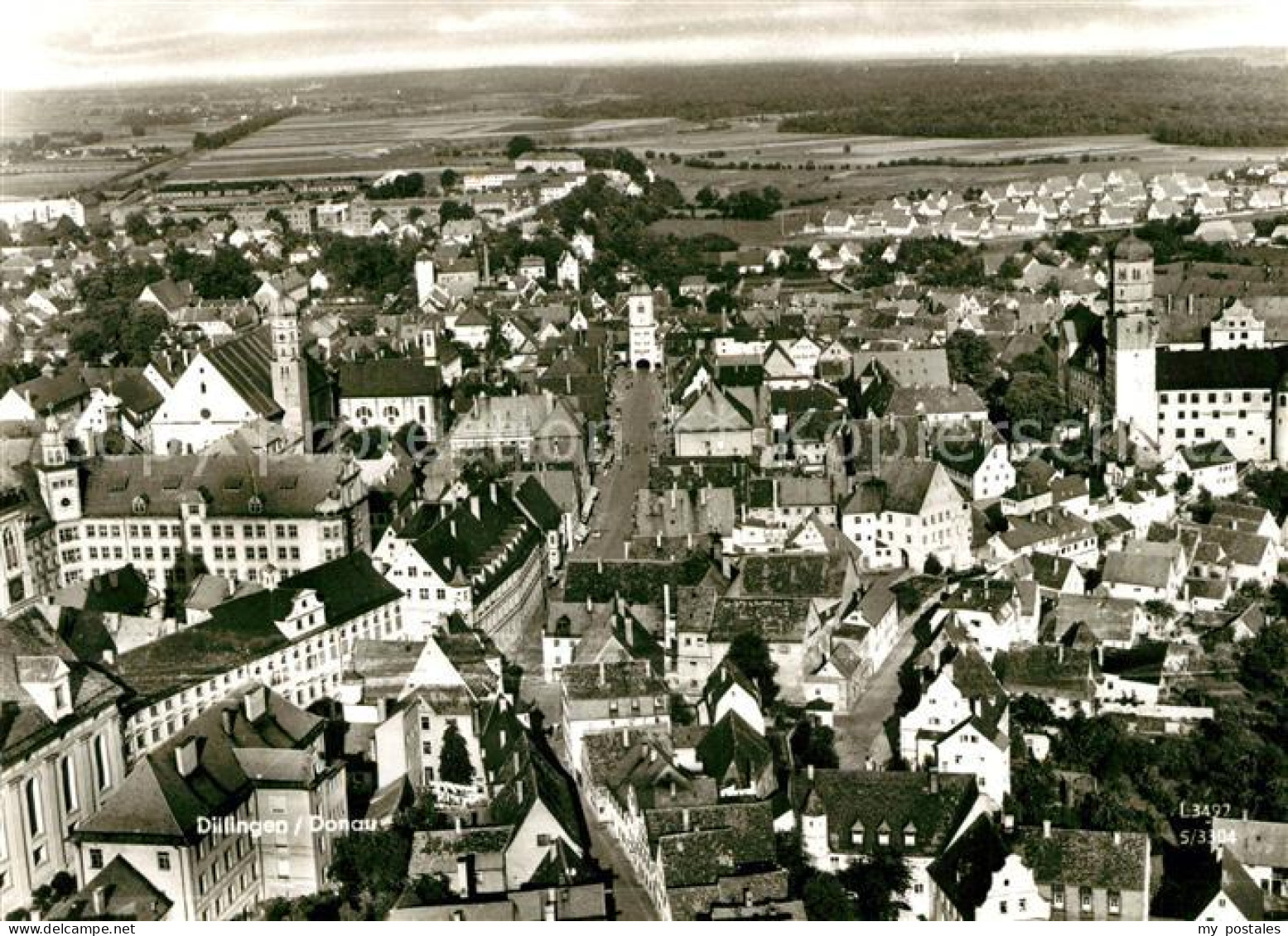 Dillingen Donau Fliegeraufnahme