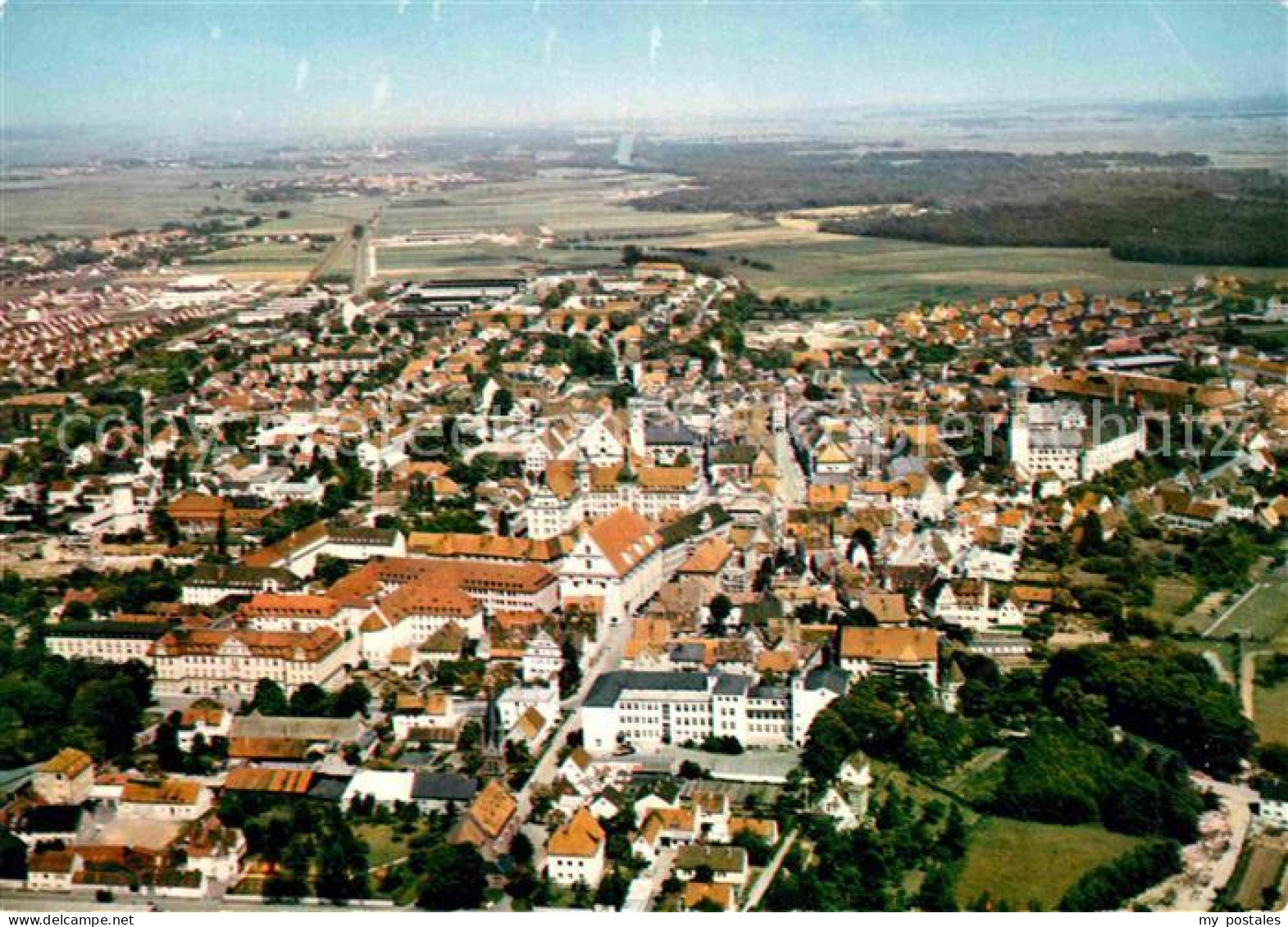 Dillingen Donau Fliegeraufnahme