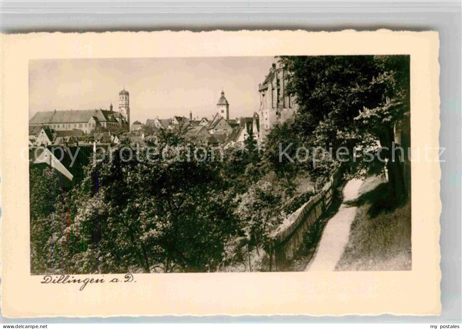 Dillingen Donau Teilansicht