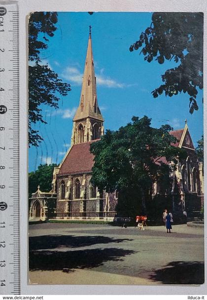 I122021 Cartolina Danimarca - Kobenhavn - Den engelske Kirke - VG 1963