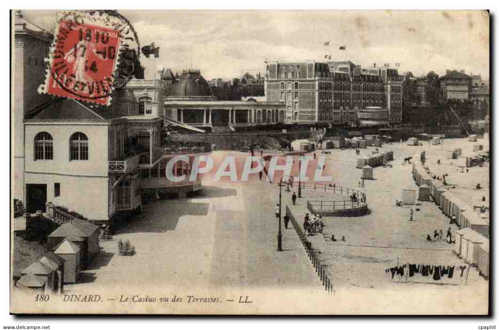 Dinard CPA Le casino vu des terrasses