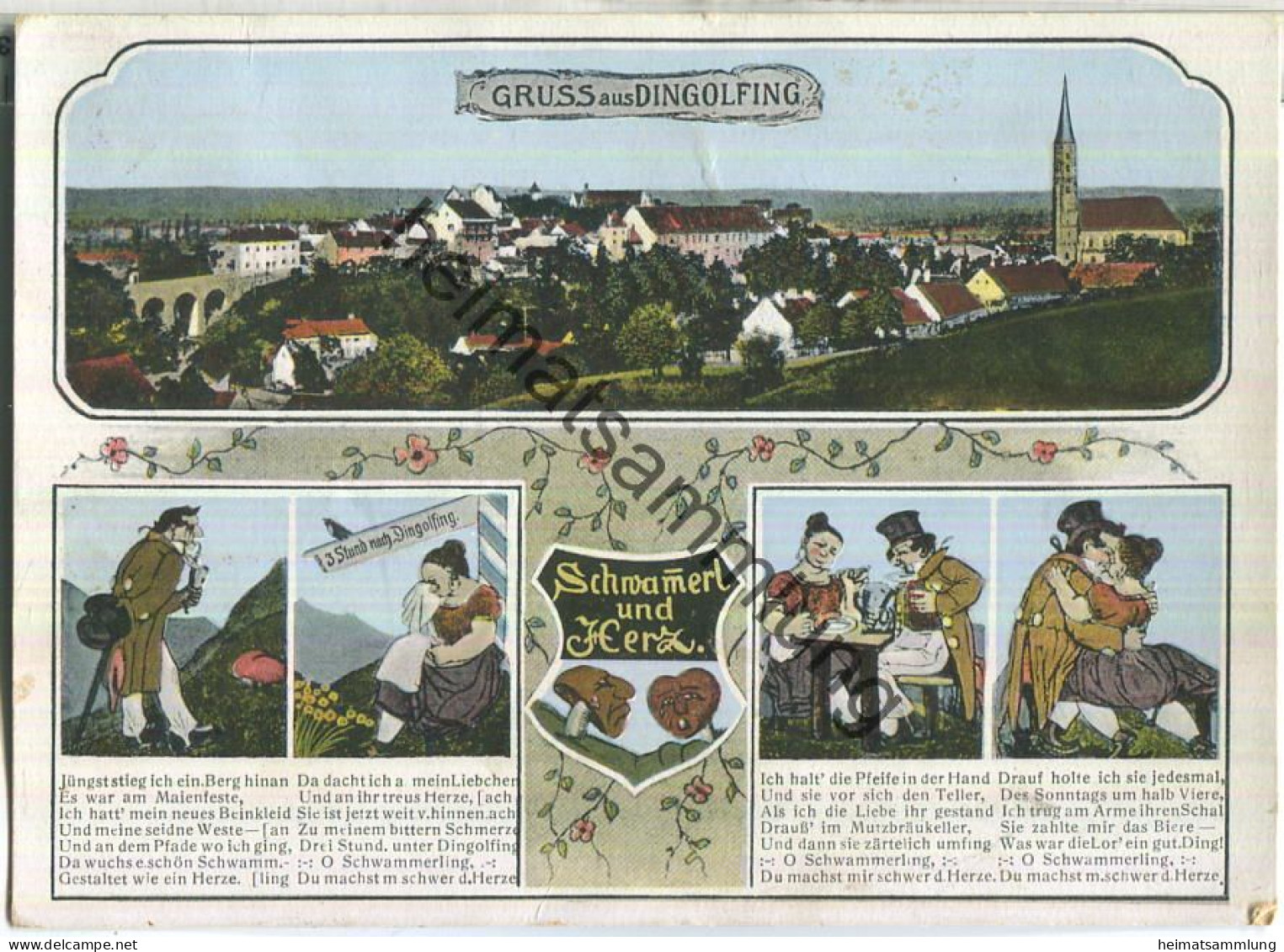 Dingolfing - Schwammerl und Herz - Verlag M. Wälischmüller Dingolfing