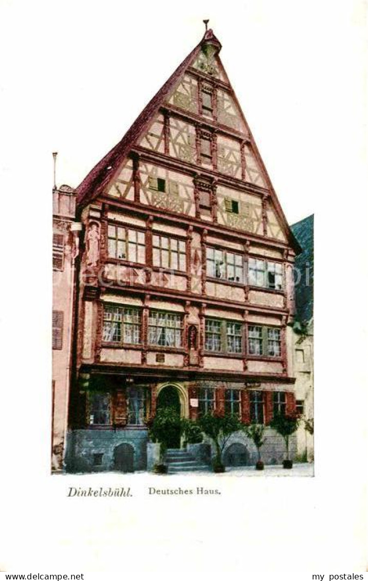 Dinkelsbuehl Deutsches Haus