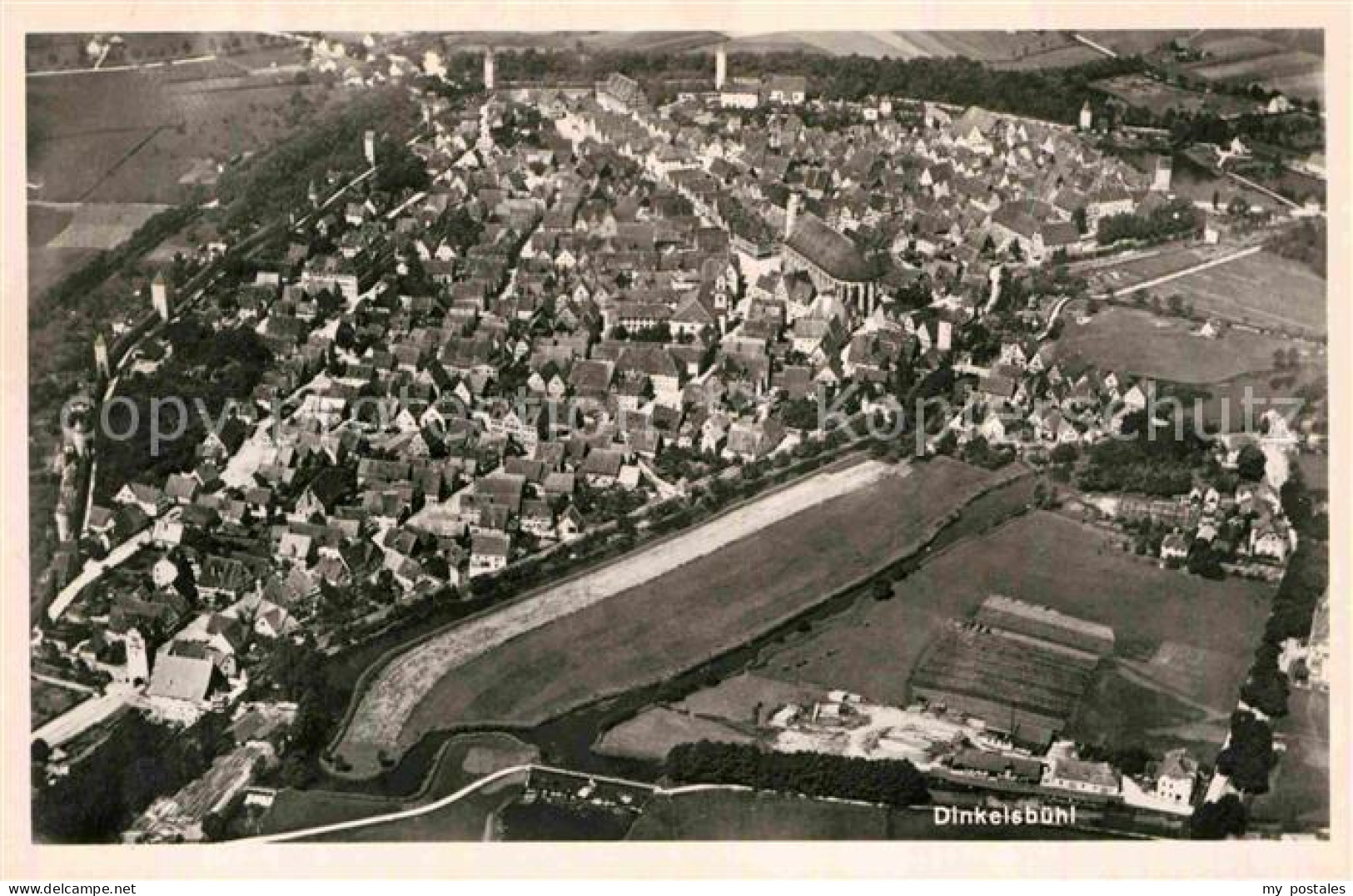 Dinkelsbuehl Fliegeraufnahme