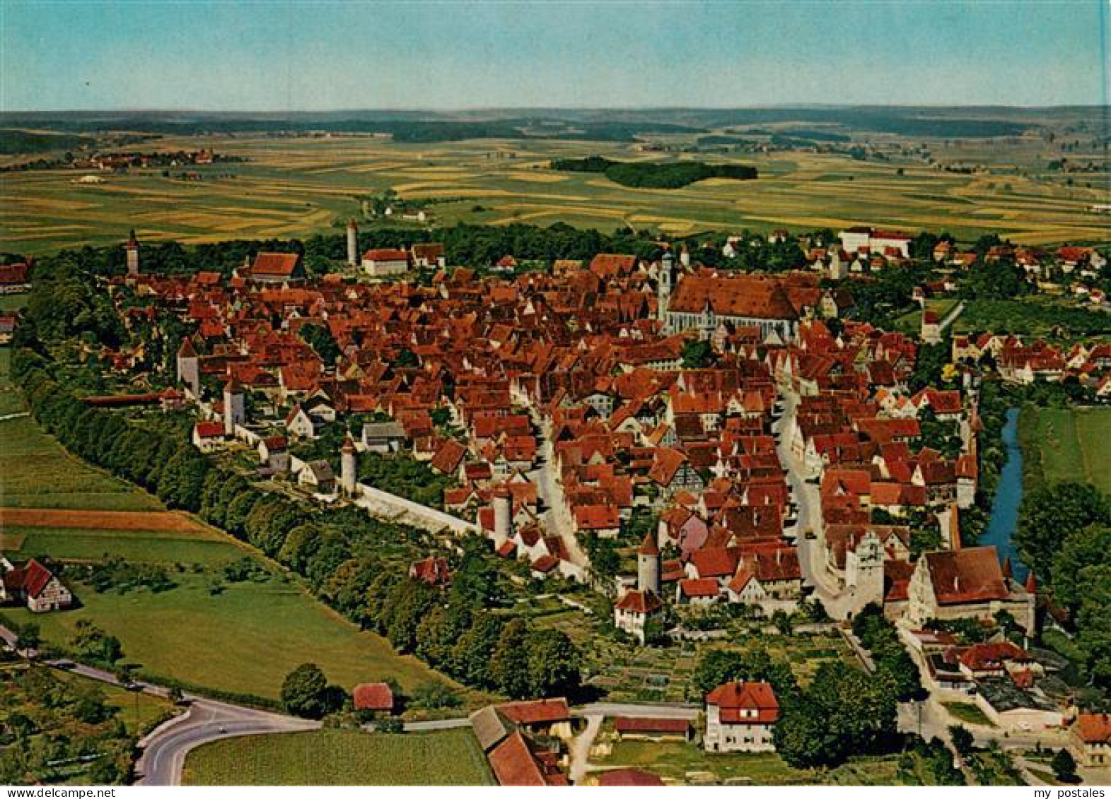 Dinkelsbuehl Fliegeraufnahme