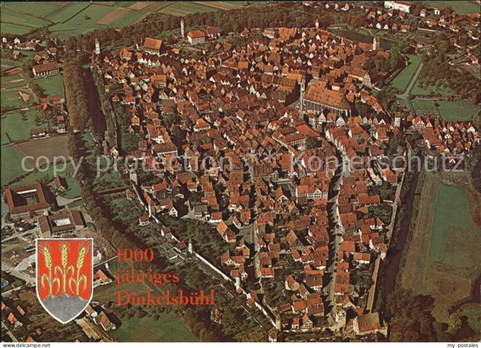 Dinkelsbuehl Fliegeraufnahme
