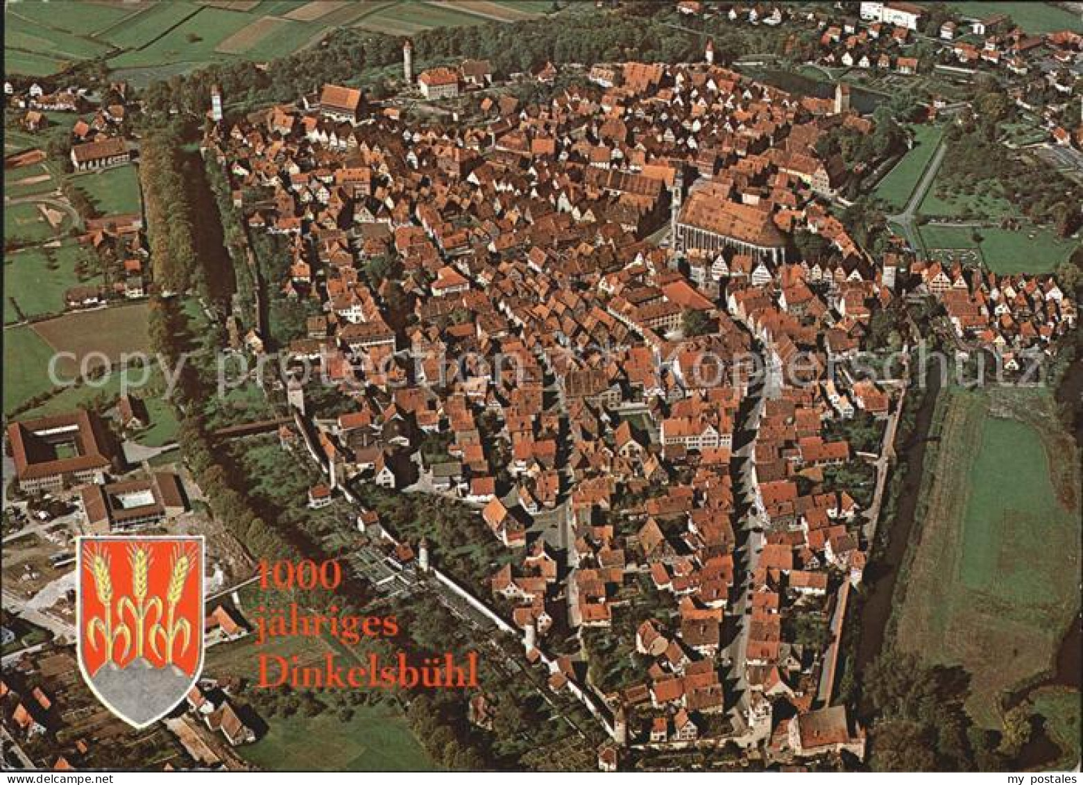 Dinkelsbuehl Fliegeraufnahme