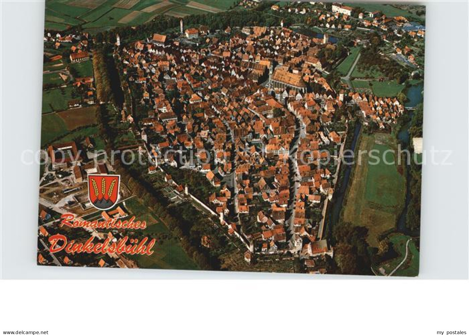 Dinkelsbuehl Fliegeraufnahme