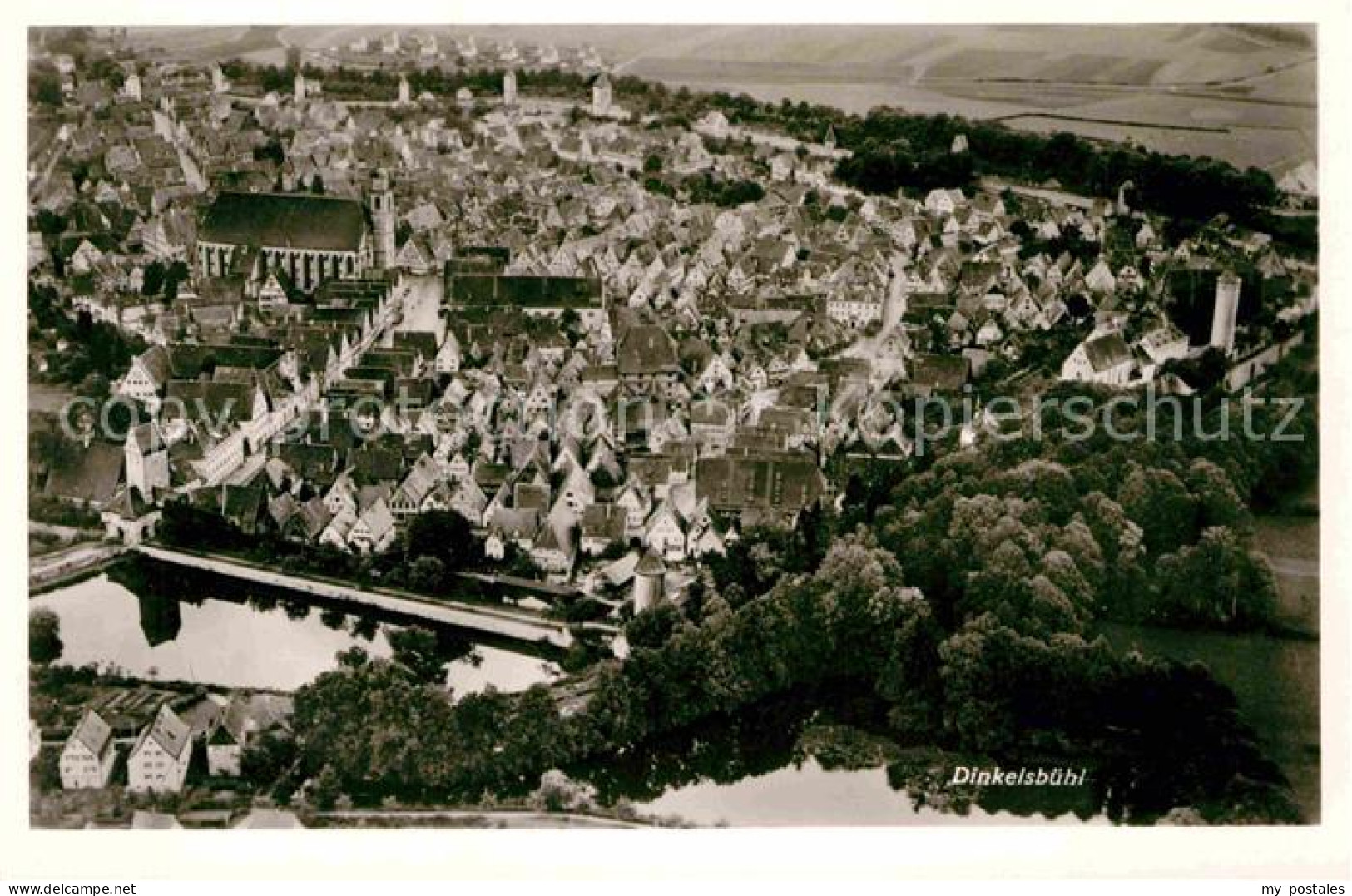 Dinkelsbuehl Fliegeraufnahme
