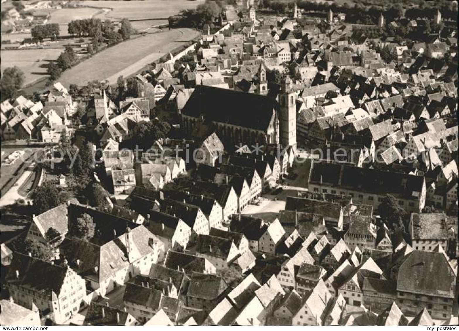 Dinkelsbuehl Fliegeraufnahme