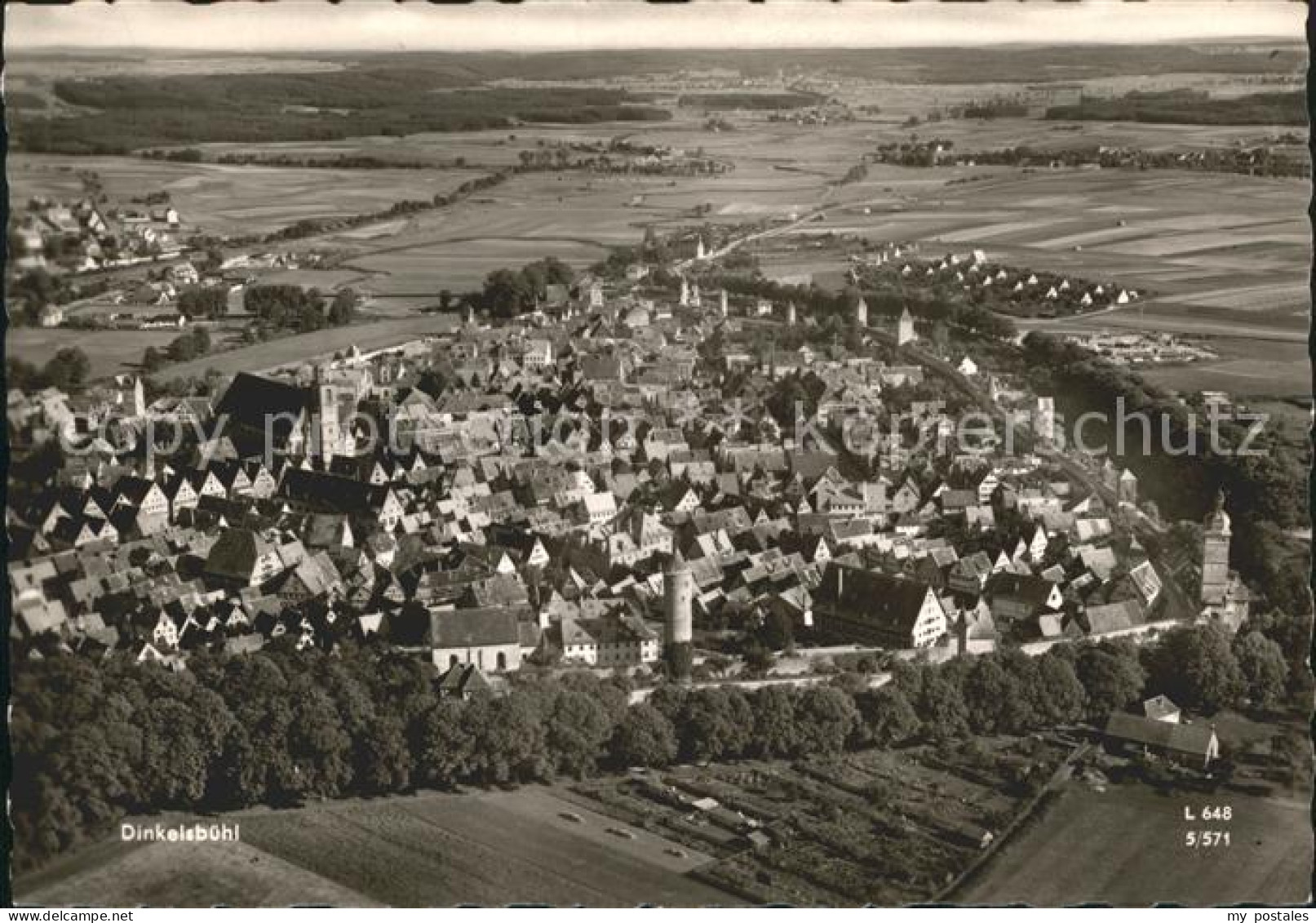 Dinkelsbuehl Fliegeraufnahme