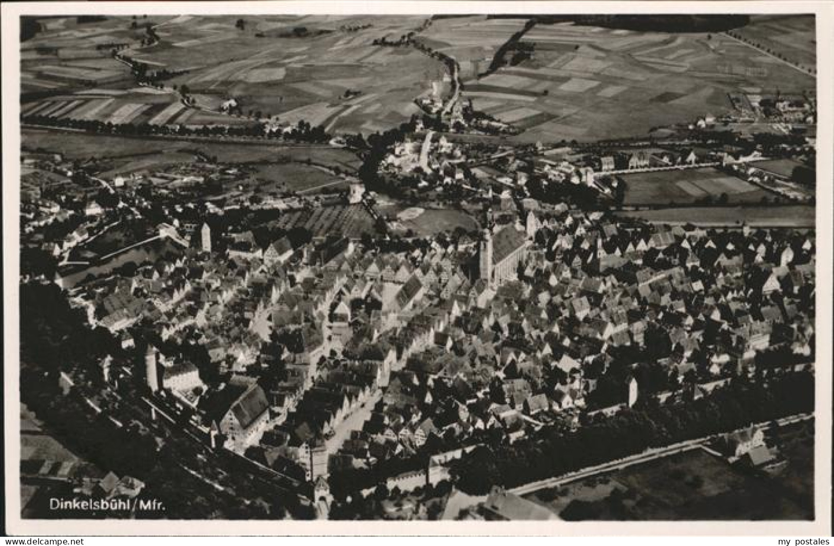 Dinkelsbuehl Fliegeraufnahme