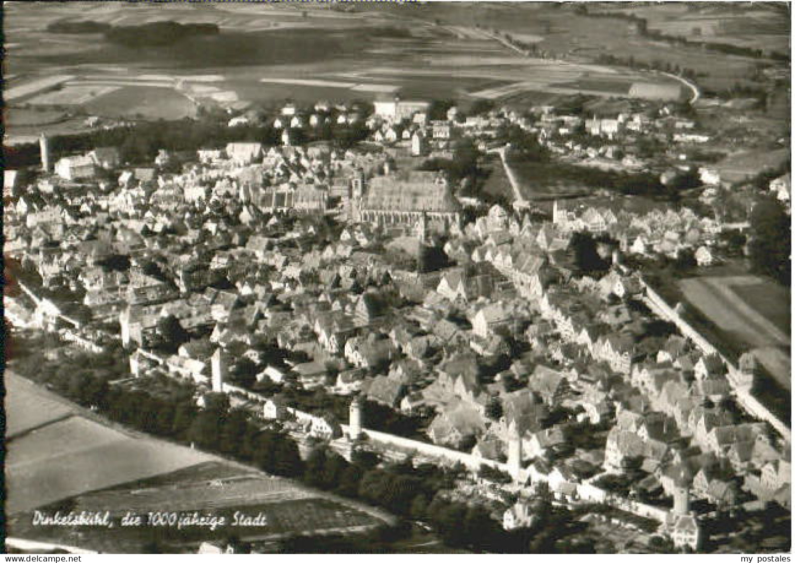 Dinkelsbuehl Fliegeraufnahme