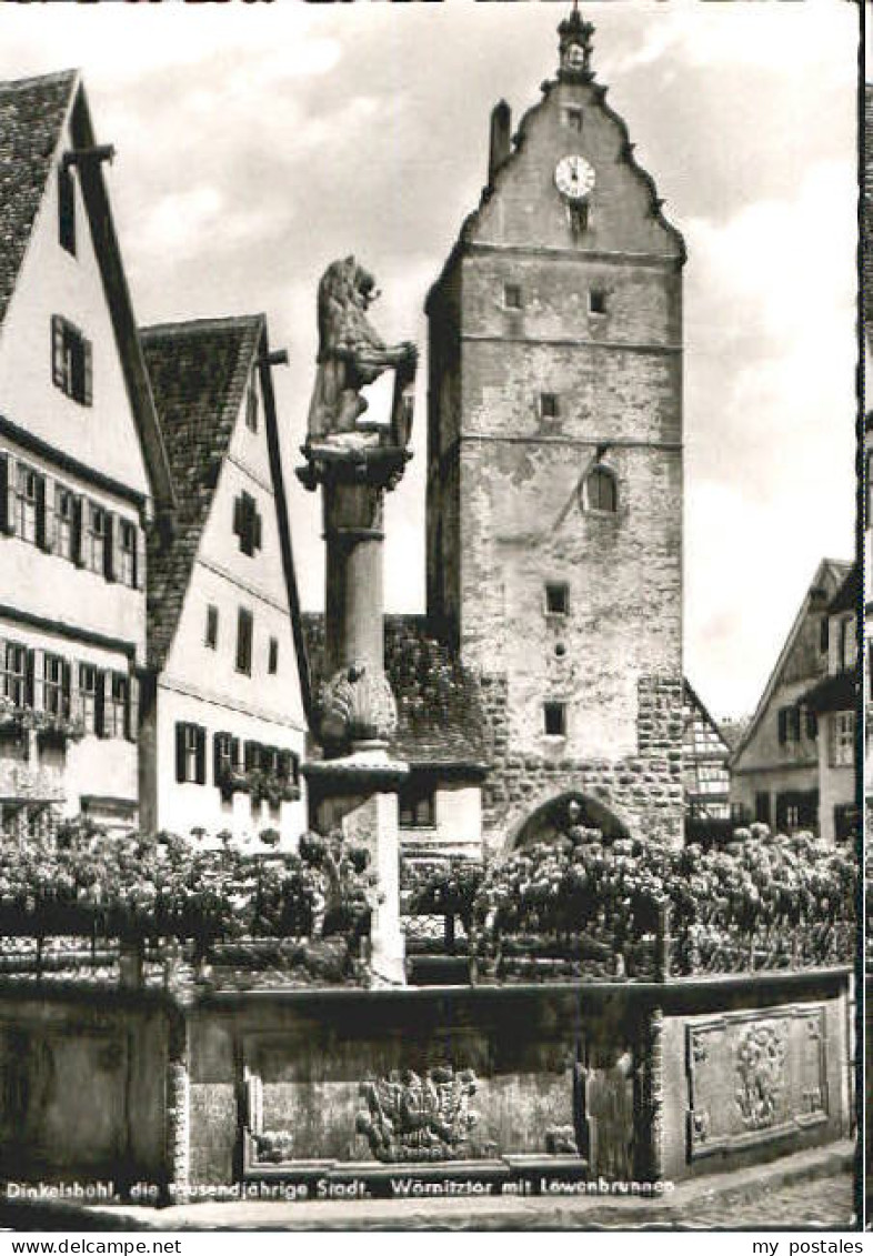 Dinkelsbuehl oernitztor Brunnen