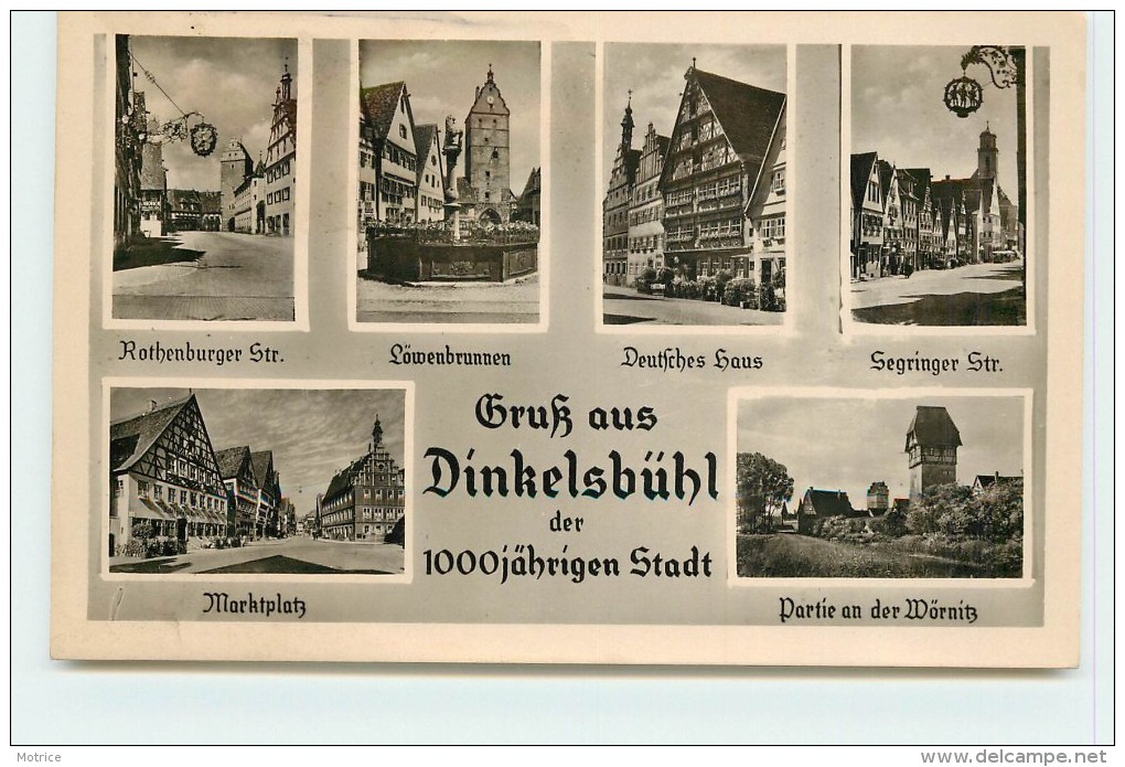 DINKELSBÜHL  - carte multivues.