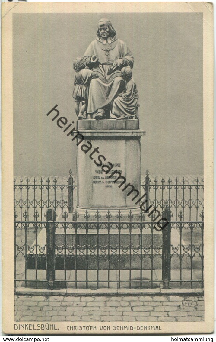 Dinkelsbühl - Christoph von Schmid-Denkmal - Verlag Gebr. Metz Tübingen