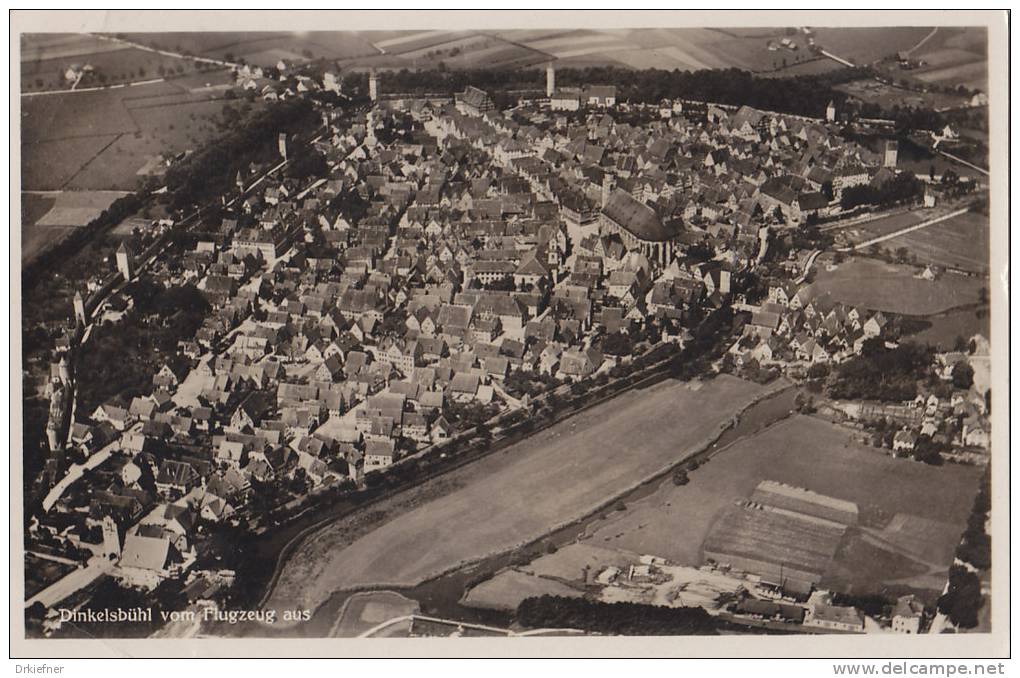 Dinkelsbühl, Luftbild, um 1932