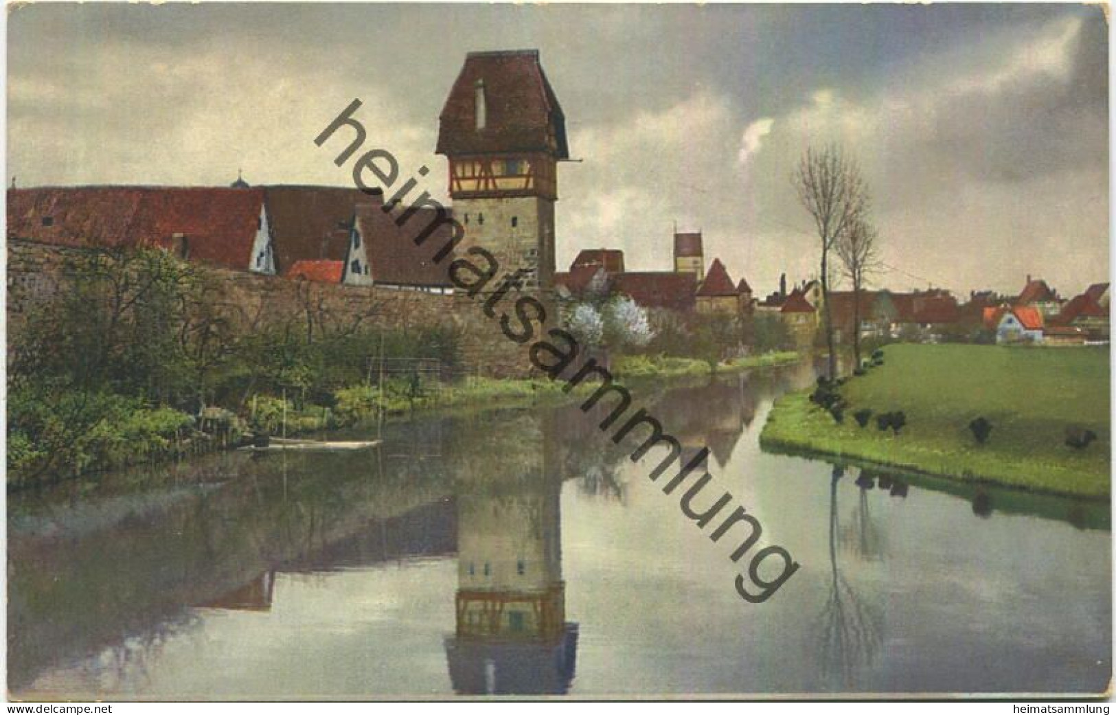 Dinkelsbühl - Stadtgraben - Bäuerlein's Turm
