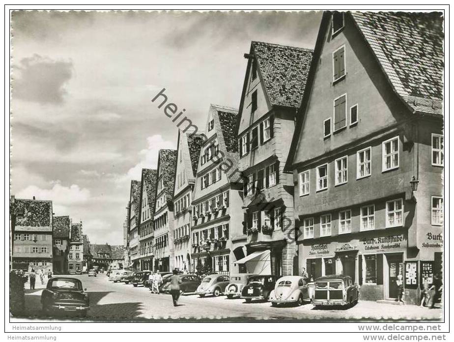 Dinkelsbühl - Weinmarkt - Foto-AK Grossformat