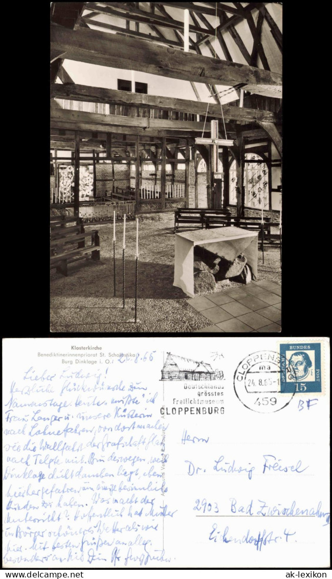 Dinklage Klosterkirche Benediktinerinnenpriorat St. Scholastika 1960