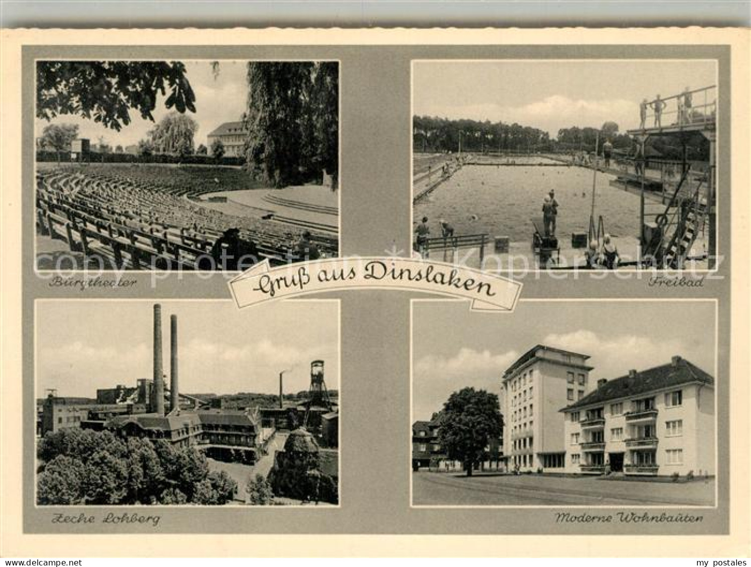 Dinslaken Burgtheater Freibad Zeche Lohberg Moderne Wohnbauten