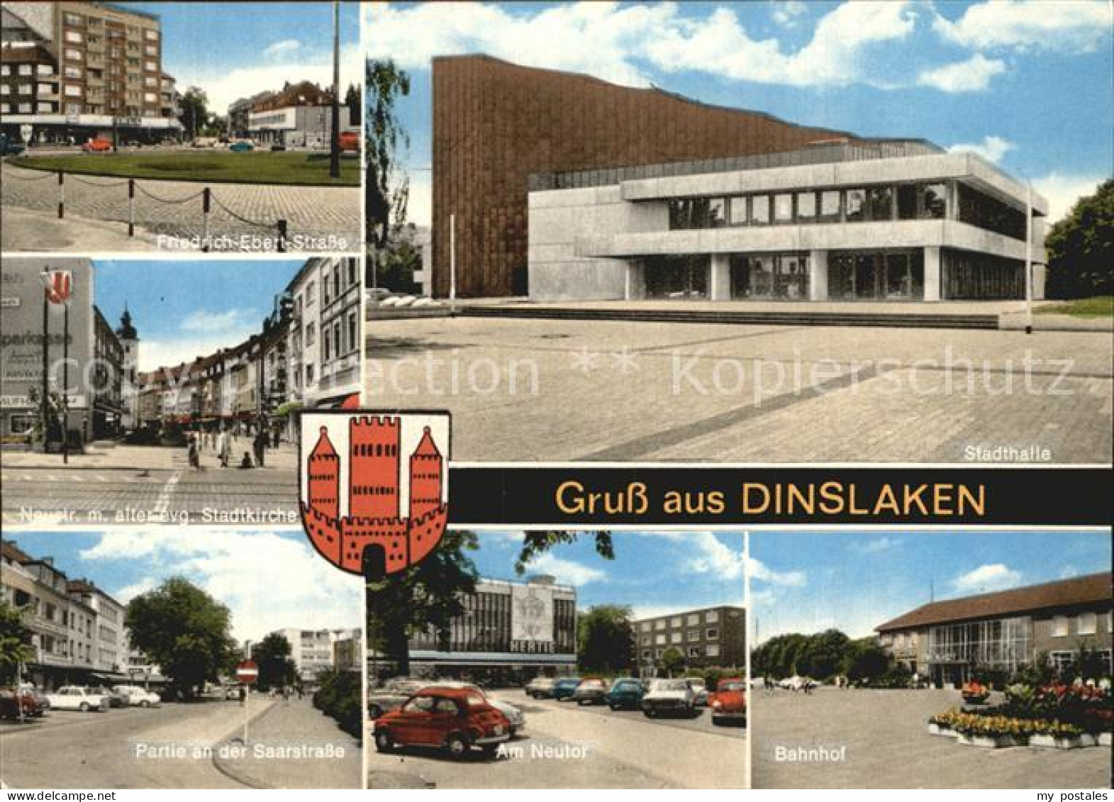 Dinslaken Friedrich Ebert-Strasse Saarstrasse Neutor Bahnhof