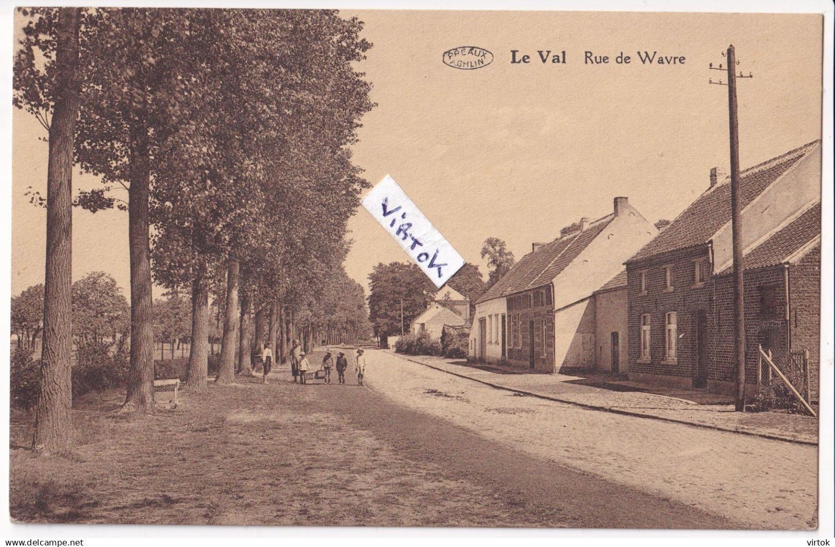 Dion Le Val (Chaumont Gistoux - Brabant Wallon) * (Préaux Ghlin - Edit Joseph Dardenne) Rue de Wavre