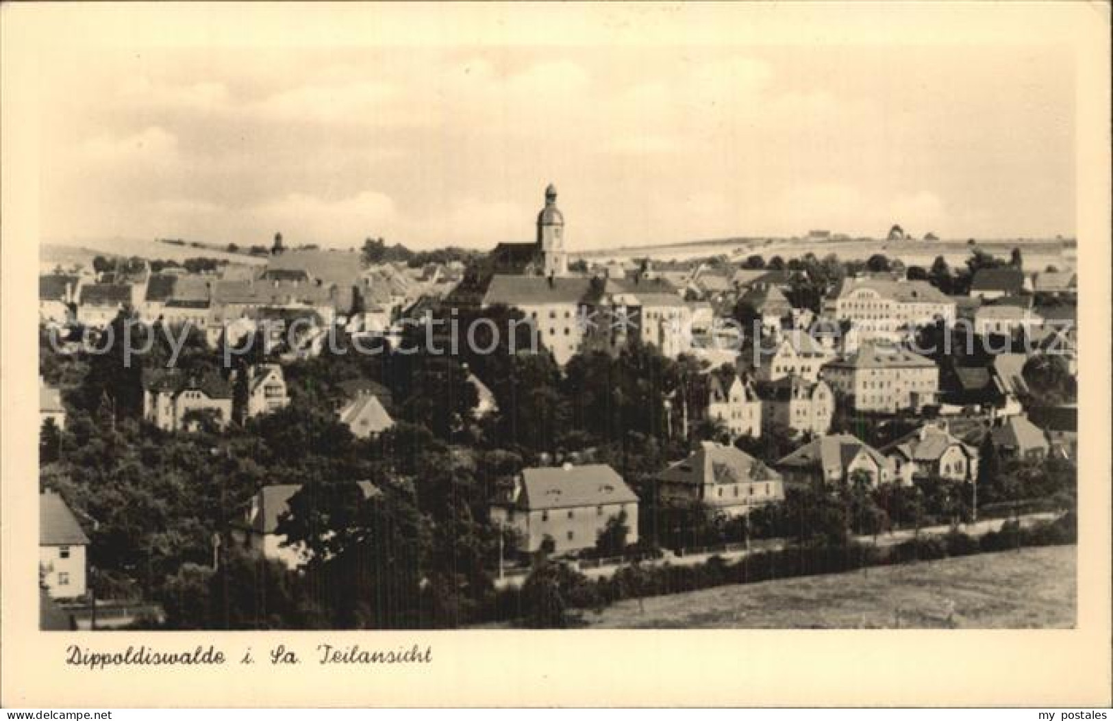 Dippoldiswalde Osterzgebirge Ortsansicht