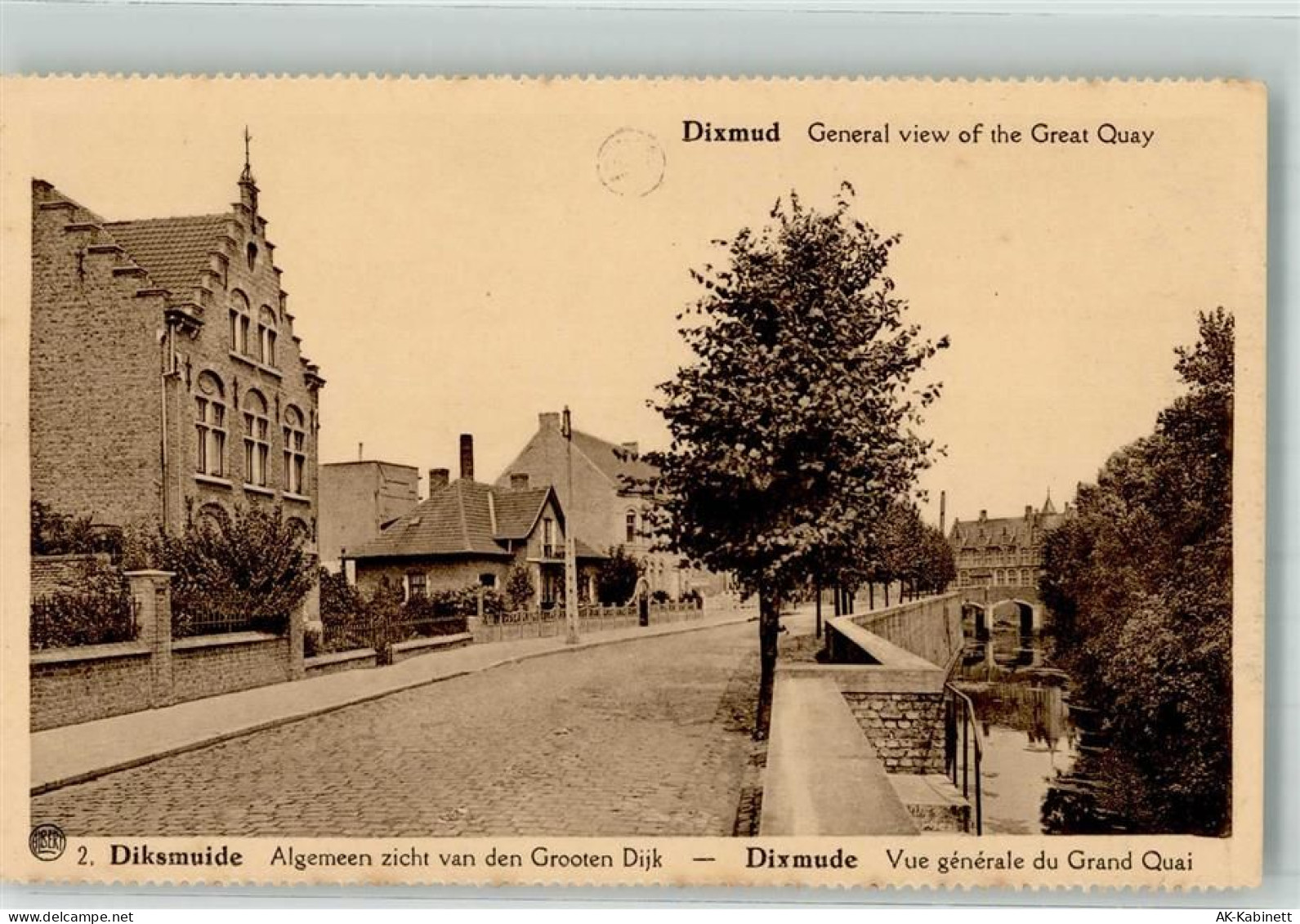 Dixmude Dixmont / Diksmuide Foto AK Grand Quai - 39759587
