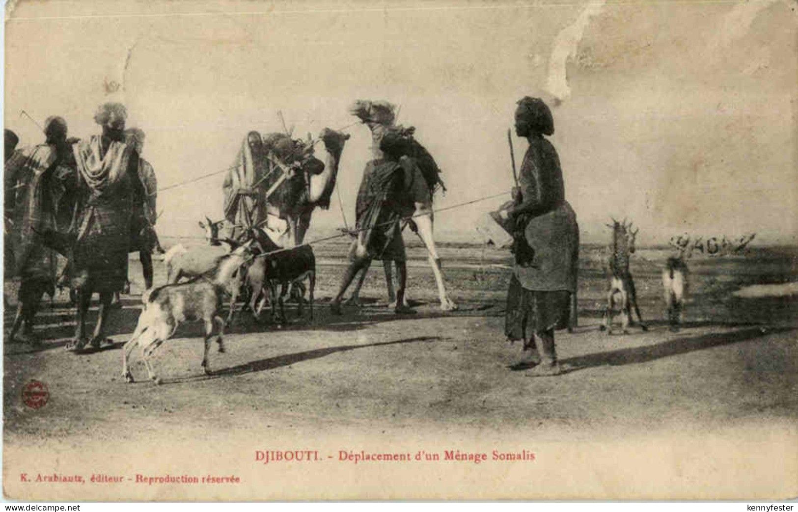 Djibouti - Deplacement d un 'Menage Somalis