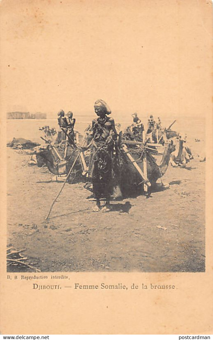 Djibouti - Une femme somalie dans la brousse - Ed. B. B.