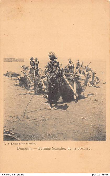 Djibouti - Une femme somalie dans la brousse - Ed. B. B.