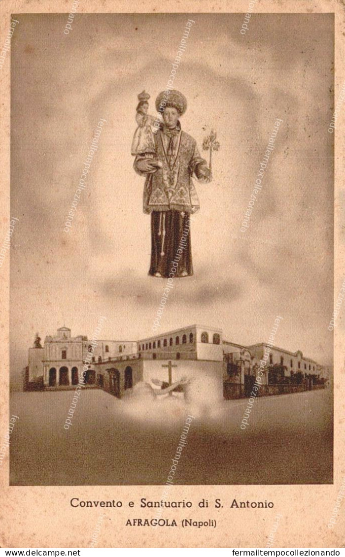 dl467 cartolina convento di s.antonio di padova,afragola,provincia di napoli