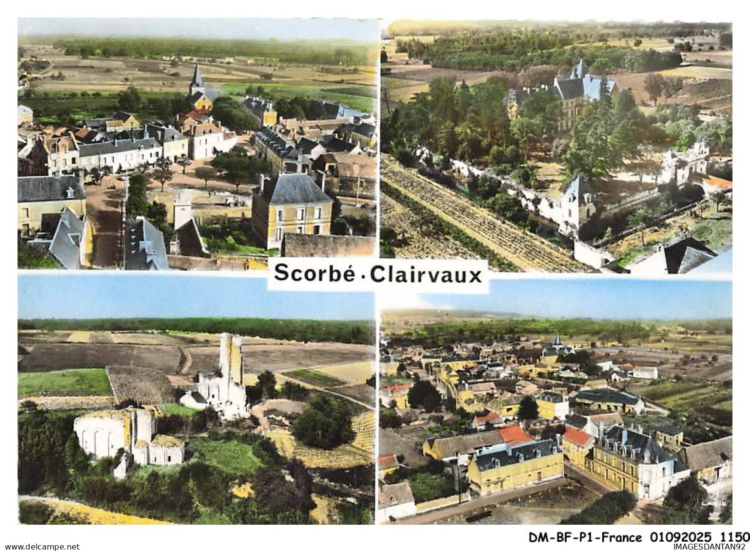 DM-BFP1-0577-86 - SCORBE-CLAIRVAUX - En avion au-dessus