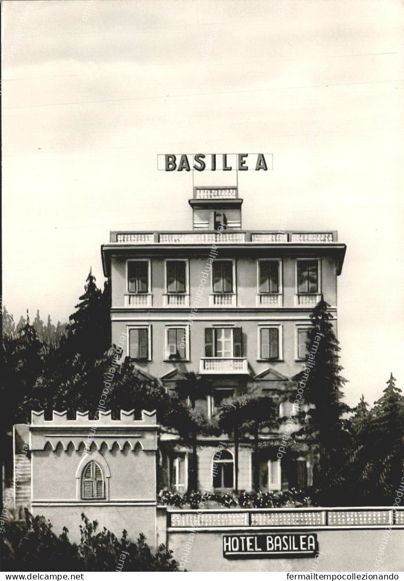dn559 cartolina genova  citta' hotel basilea
